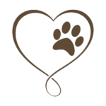 A heart shape with a paw print represents Furwell's value of Realness.